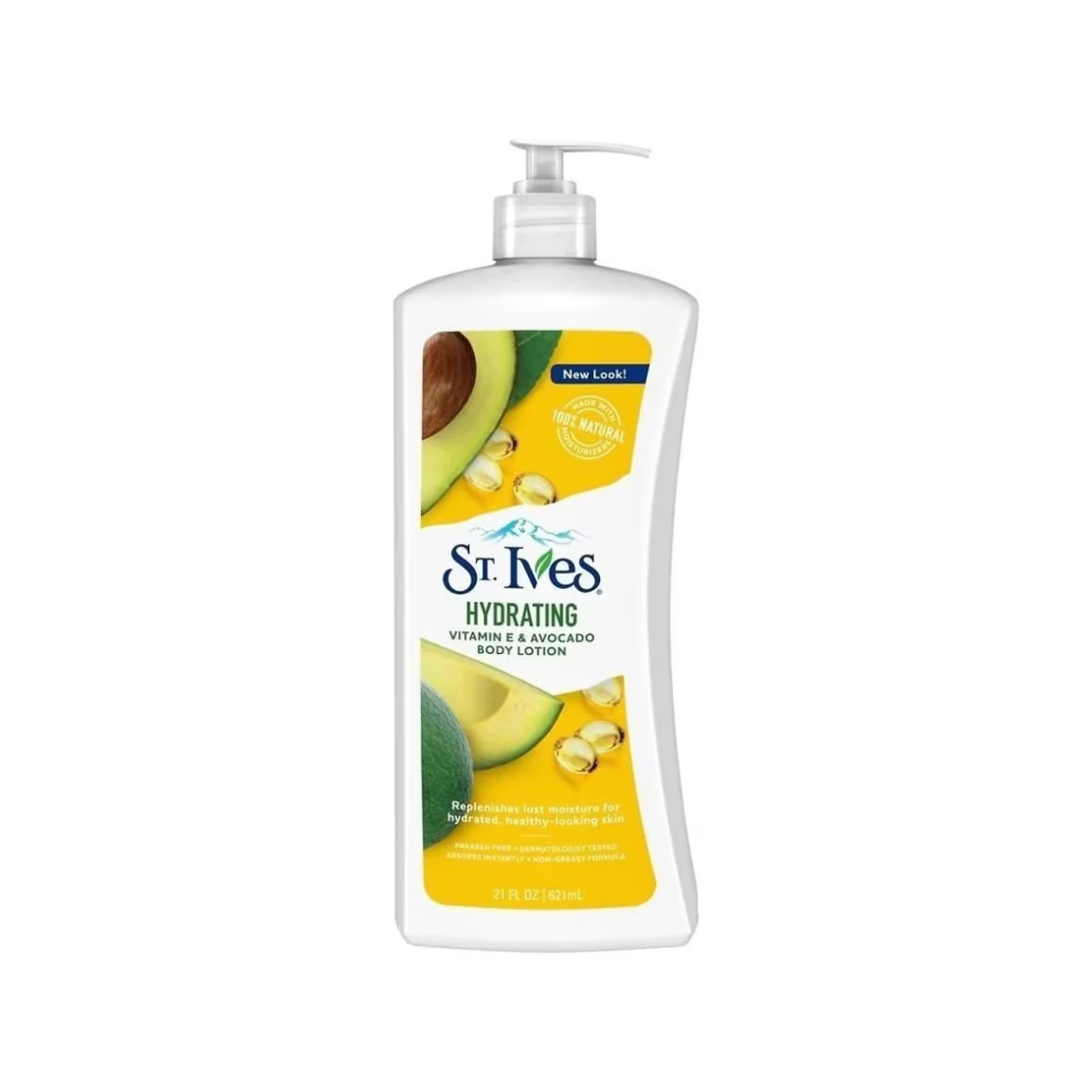 ST.Ives Sữa Dưỡng Thể Toàn Thân Body Lotion 621ml - Vitamin E & Bơ