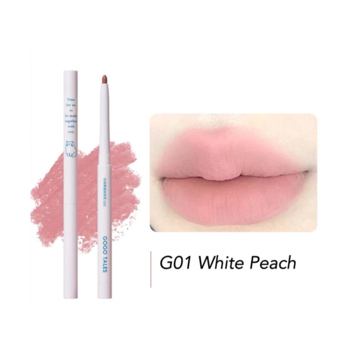 GOGO TALES Chì Kẻ Viền Môi Velvet Fog Lipliner