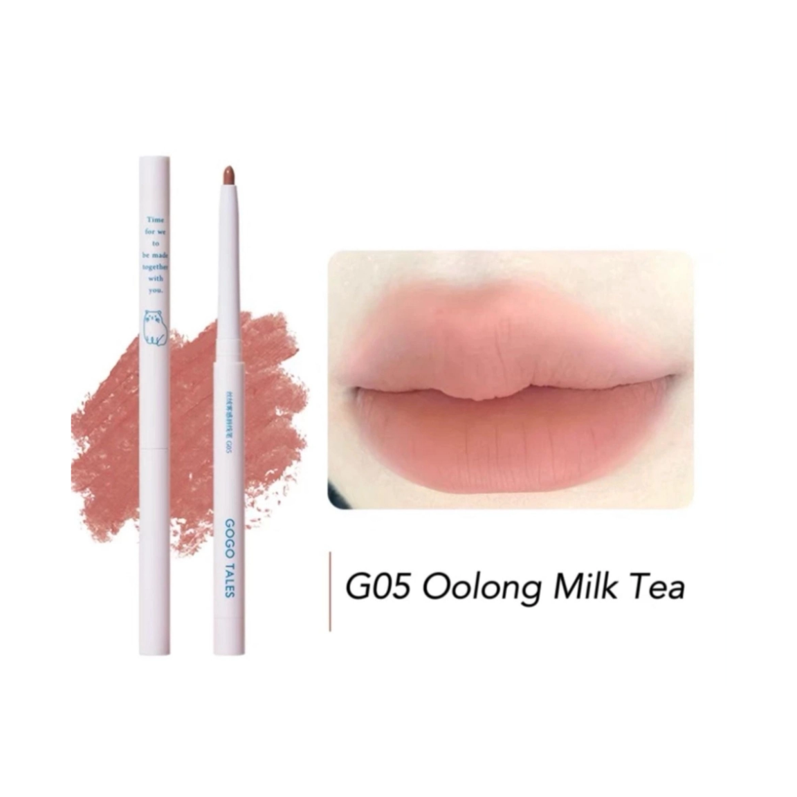 GOGO TALES Chì Kẻ Viền Môi Velvet Fog Lipliner