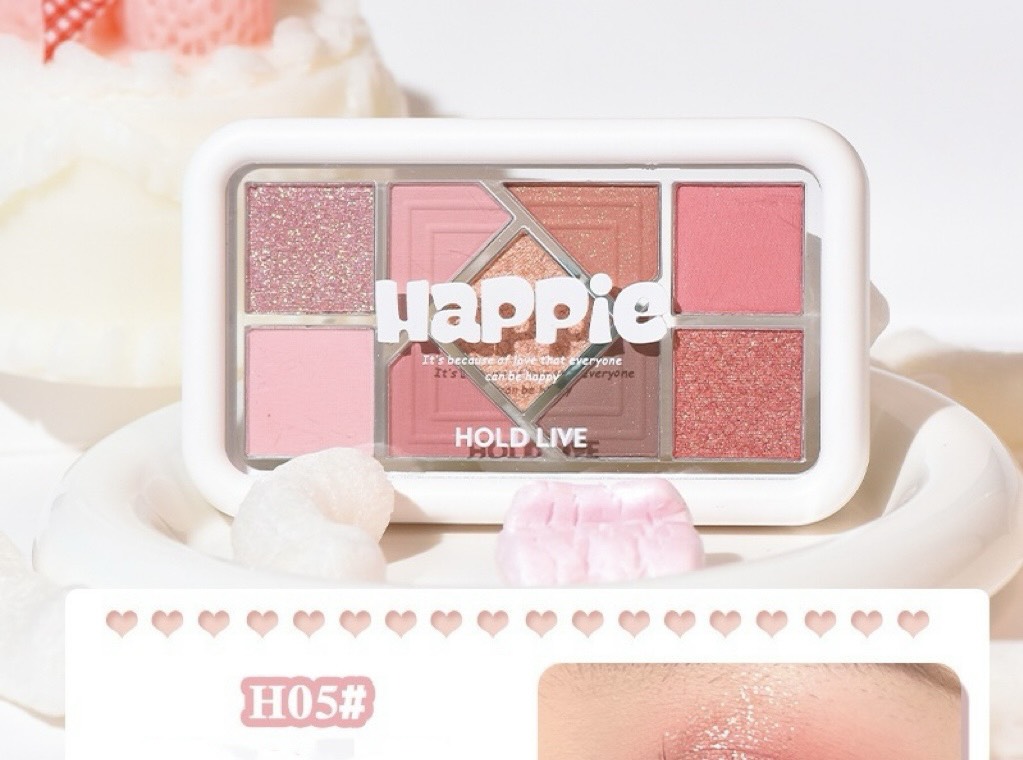HOLD LIVE Bảng Phấn Mắt 9 ô Small Powder Frame Phấn Mắt Palette #H05