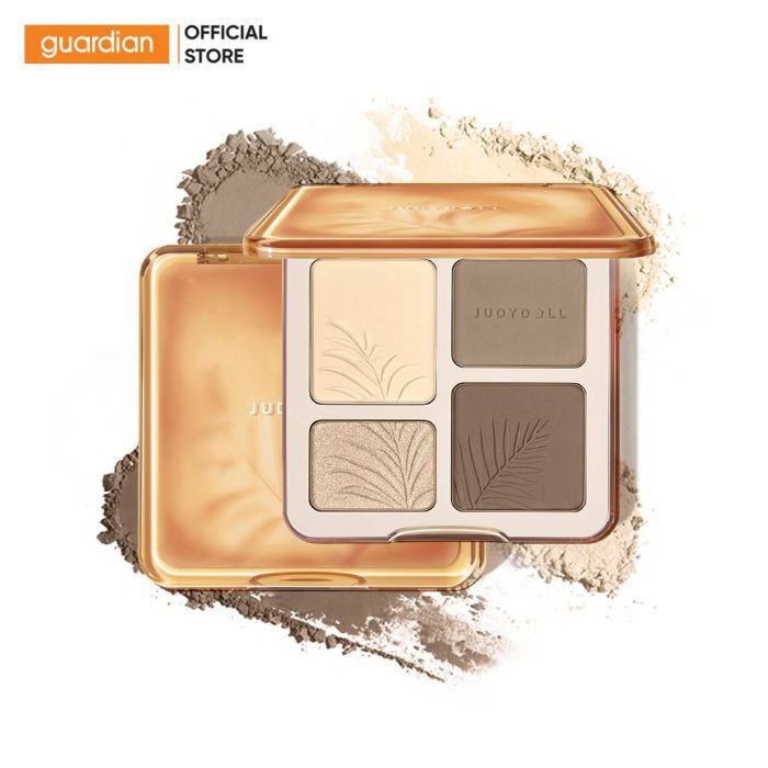 JUDYDOLL Bảng Tạo Khối 4 ô Highlight&Contour #02