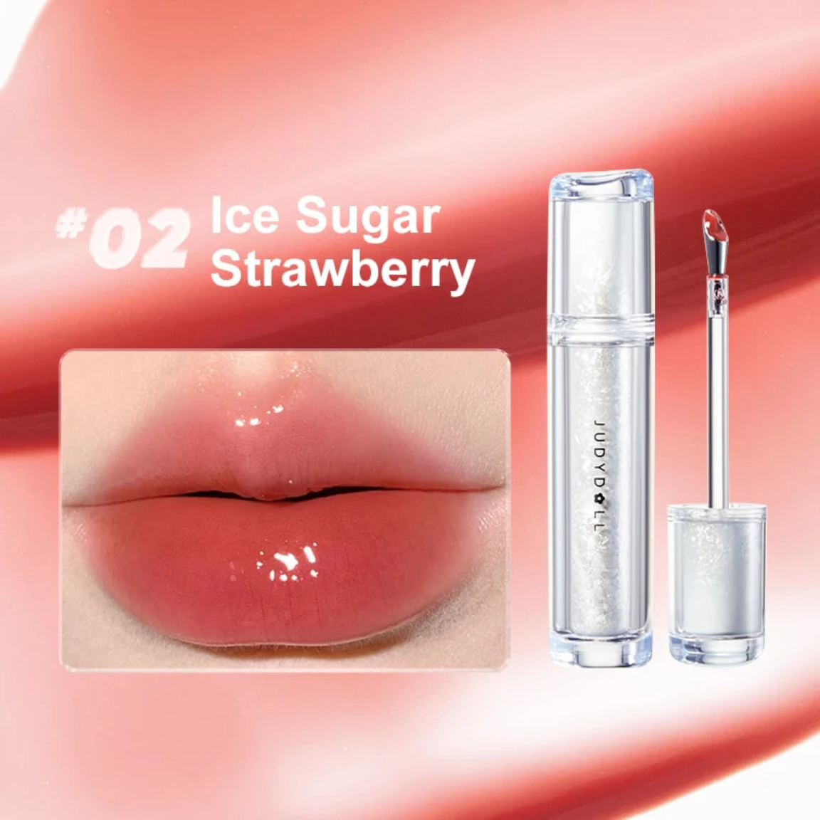 Judydoll Son tint bóng Ice Watery Lip Gloss - #04