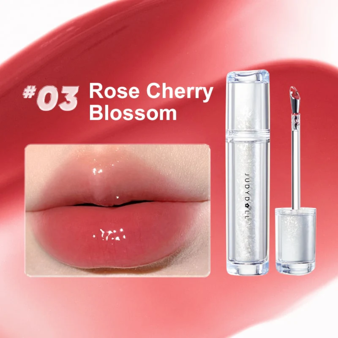 Judydoll Son tint bóng Ice Watery Lip Gloss - #04