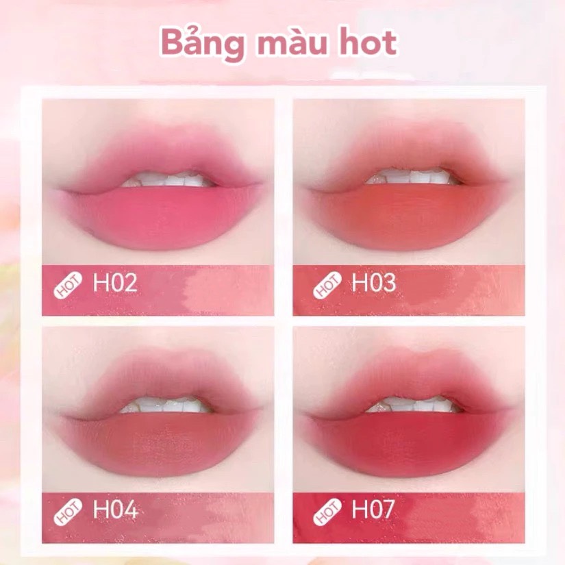 HOLD LIVE Son Kem Lì Small Powder Gauze Fog Point Lip Glaze #H03