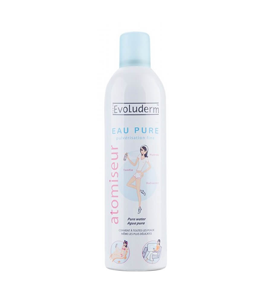 Evoluderm Xịt khoáng Atomiseur Eau Pure Spray Mist - 400ml