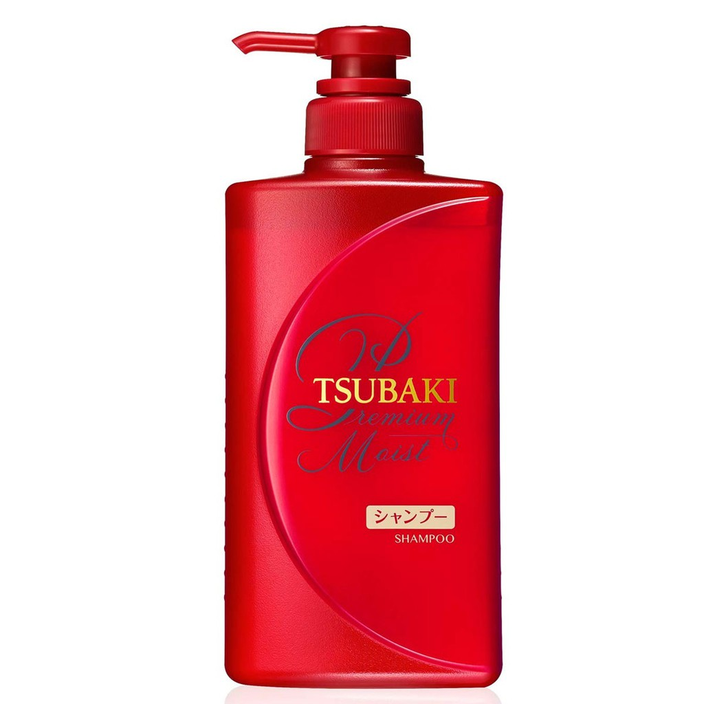 Tsubaki Dầu Gội Dưỡng Tóc Bóng Mượt 490ml (đỏ)