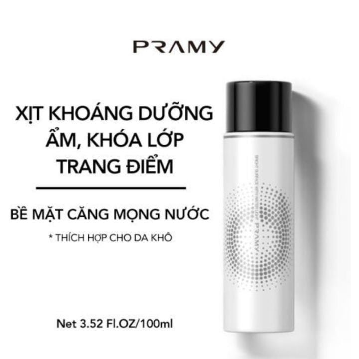 PRAMY Xịt Khóa Nền Trang Điểm 100ml #Trắng
