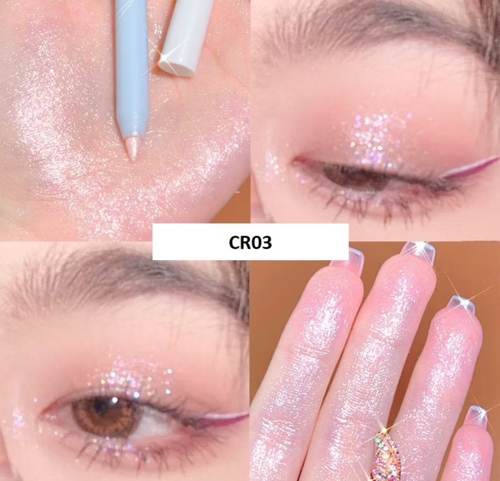 XIXI Bút Nhũ Bắt Sáng Lying Silkworm Pen - CR03