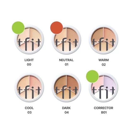 TFIT Che Khuyết Điểm Cover Up Pro Concealer - B01