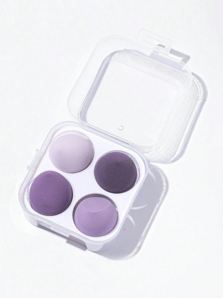 Mút Tán Nền Set 4C Kèm Hộp #Tím