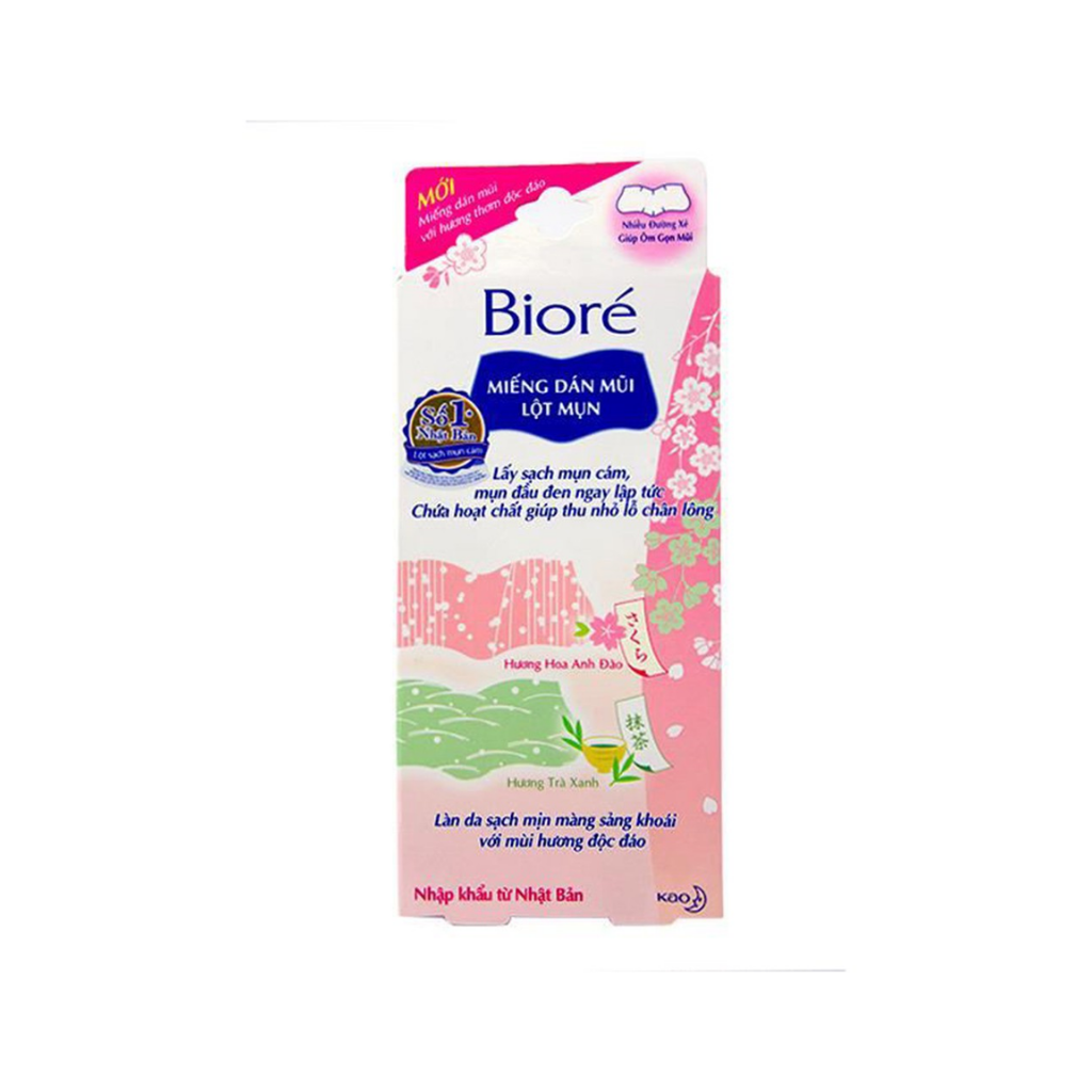Biore Miếng Dán Mũi Lột Mụn Nữ - Hazel Trắng