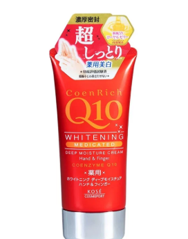 Kosé Kem Dưỡng Tay CoenRich Q10 Whitening Fresh Peach 80g