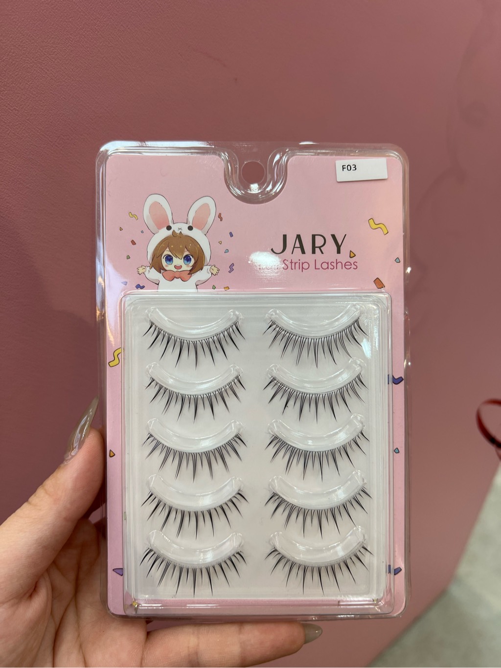 LÔNG MI GIẢ GÂN TRONG JARY FULL STRIP LASHES - F03