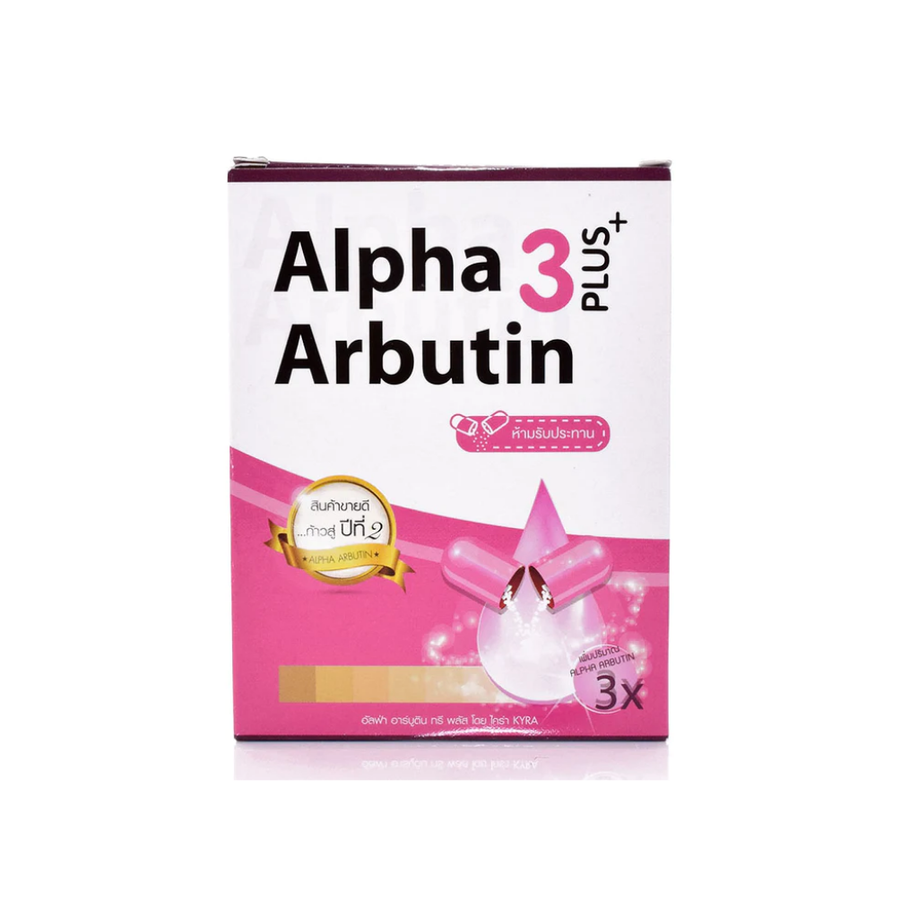 Alpha Arbutin Viên Kích Trắng Da Ngày Đêm Thái Lan Vỉ 10 viên