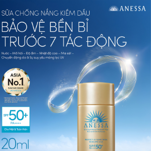 Anessa Sữa Chống Nắng Perfect UV Suncreen Skincare Milk 20ml