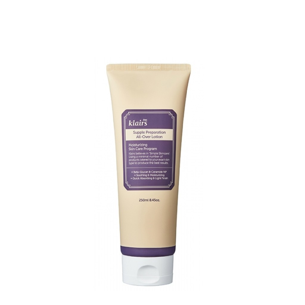 Klairs Sữa Dưỡng Supple Preparation All-over Lotion 250ml