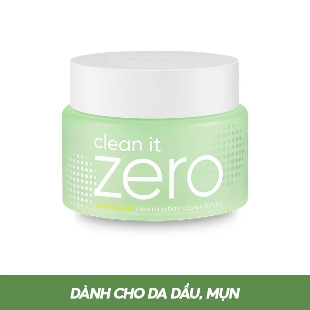 Banila Co Sáp tẩy trang Zero Pore Clarifying (màu xanh lá) 100ml - dành cho da dầu, mụn