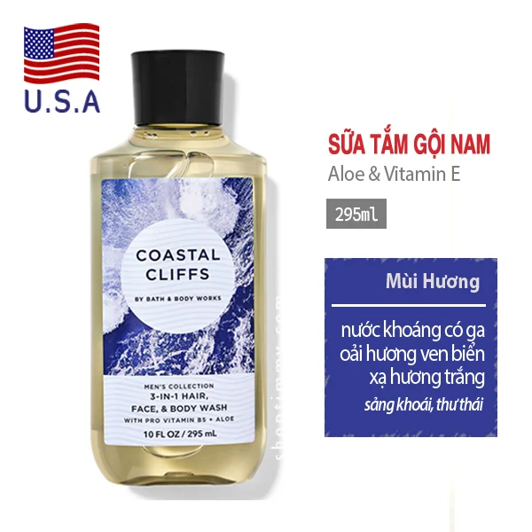 BMT 3/2027 - Bath & Body Works Body Wash (Nam) - Coastal Cliffs