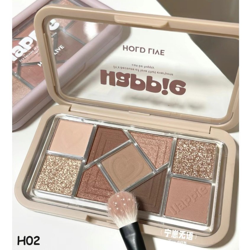 HOLD LIVE Bảng Phấn Mắt 9 ô Small Powder Frame Phấn Mắt Palette #H02
