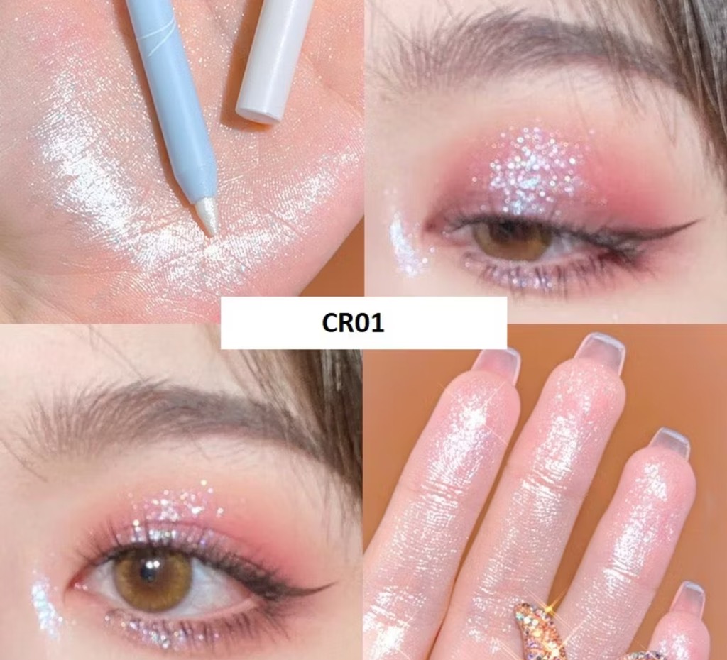 XIXI Bút Nhũ Bắt Sáng Lying Silkworm Pen - CR01