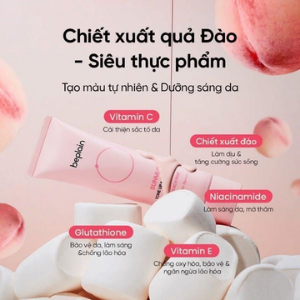 Beplain Chống Nắng Sunmuse Tone Up & Correcting Peach Pink 50ml