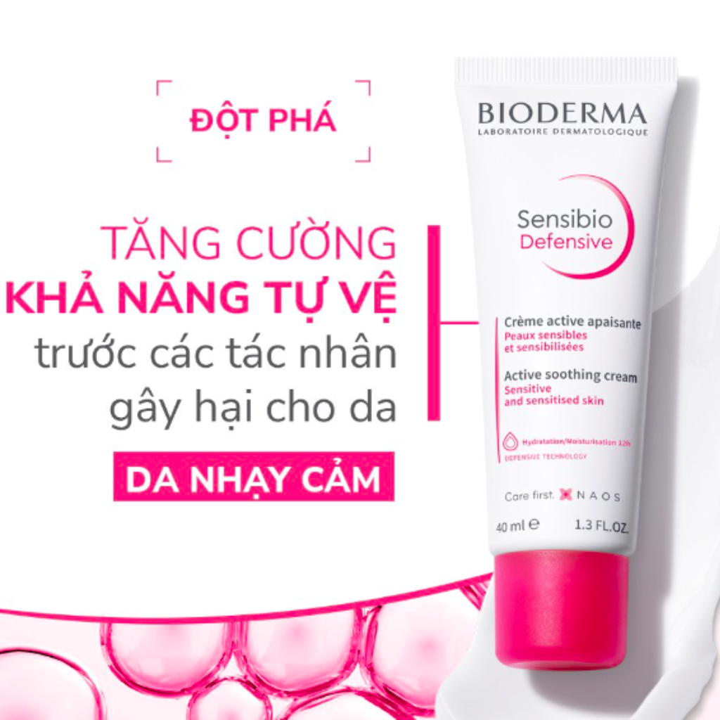 07/2025 - Bioderma Kem Dưỡng Sensibio Defensive 40ml