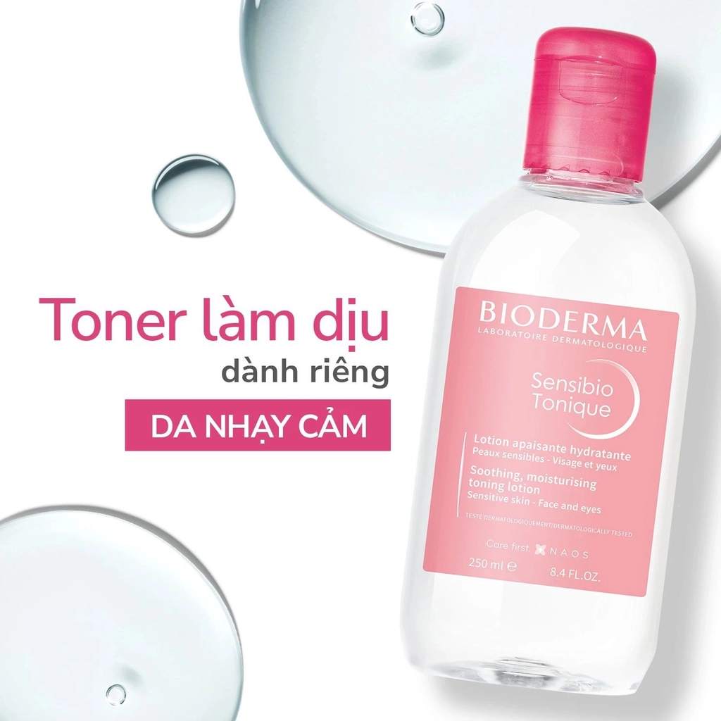 04/2025 - Bioderma Nước Cân Bằng Sensibio Toner 250ml