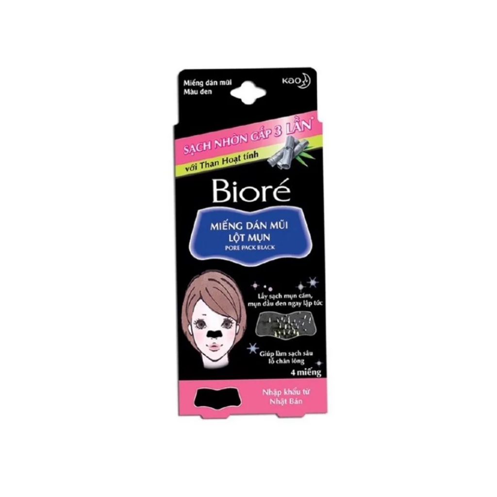 Biore Miếng Dán Mũi Lột Mụn Nữ - Hazel Trắng
