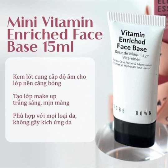 Bobbi Brown Kem Lót Vitamin Enriched Face Base 15ml (Dạng Tuýp)