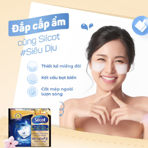 Bông Tẩy Trang/ Đắp Dưỡng Miếng đôi Silcot 40 Miếng
