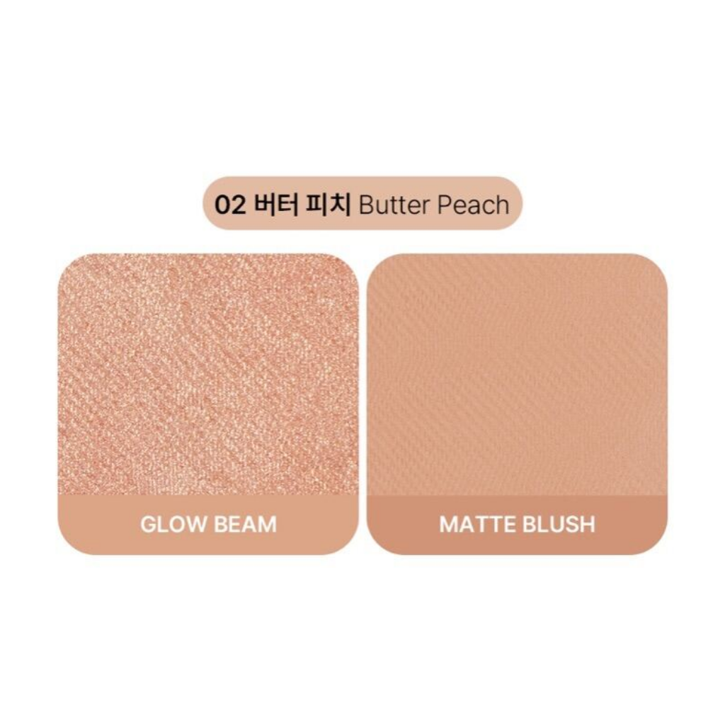 Too Cool For School Má Hồng Blush Beam Duo