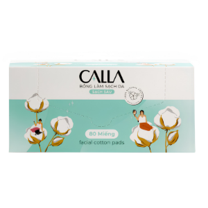 Calla Bông tẩy Trang 80 Miếng