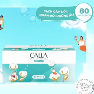Calla Bông tẩy Trang 80 Miếng