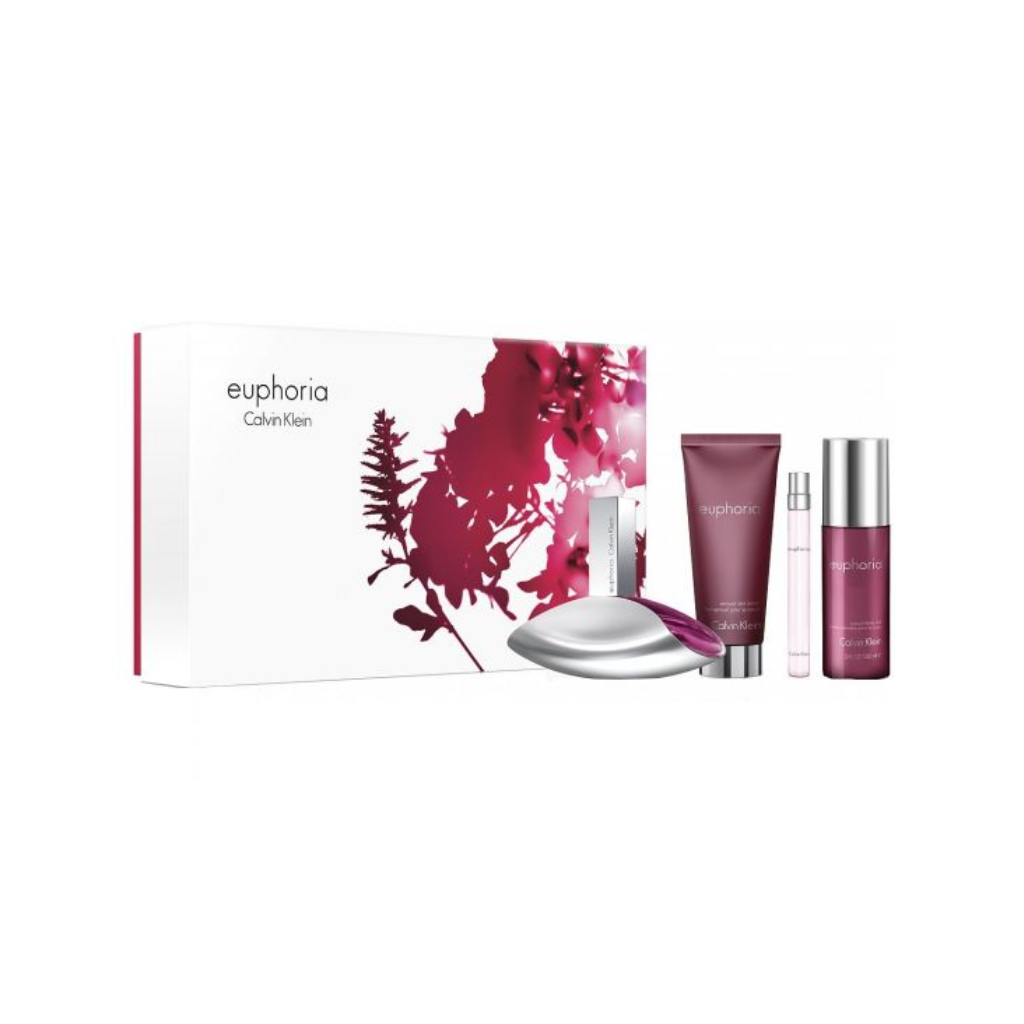 Calvin Klein Euphoria EDP For Women 4pcs - Giftset