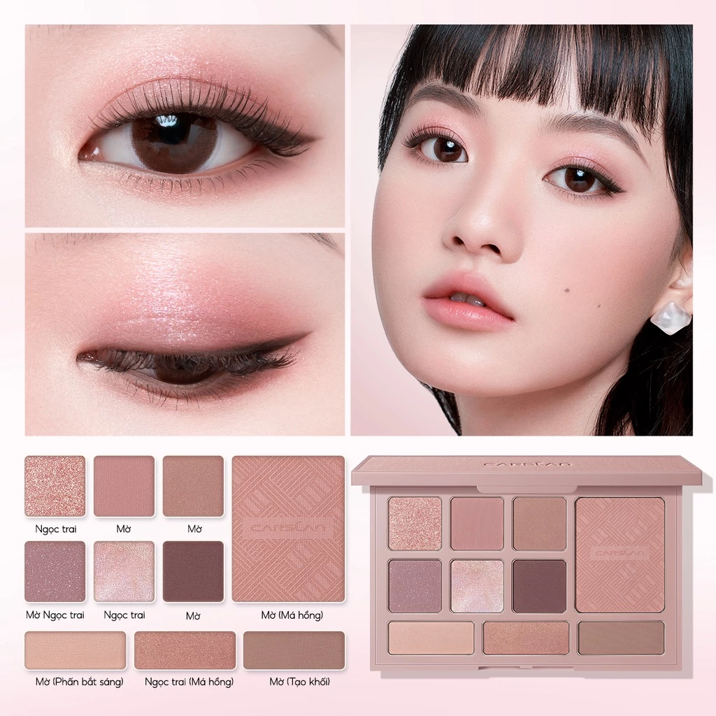 Carslan Bảng Mắt 10 Ô Silky Twinkle Comprehensive Palette
