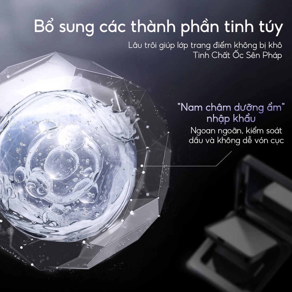 Carslan Phấn Nén Black Magnetic Soft Mist Powder 8g