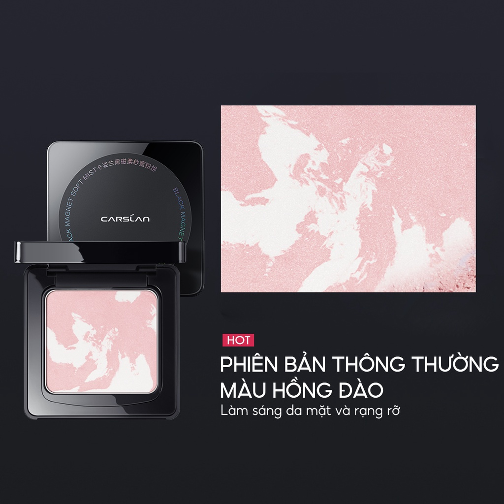 Carslan Phấn Nén Black Magnetic Soft Mist Powder 8g - Trong Suốt Kiềm Dầu