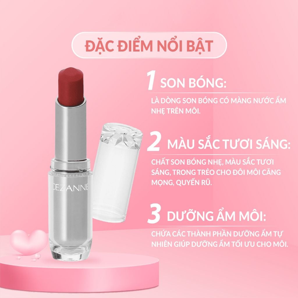 Cezanne Son Thỏi Lasting Gross Lip