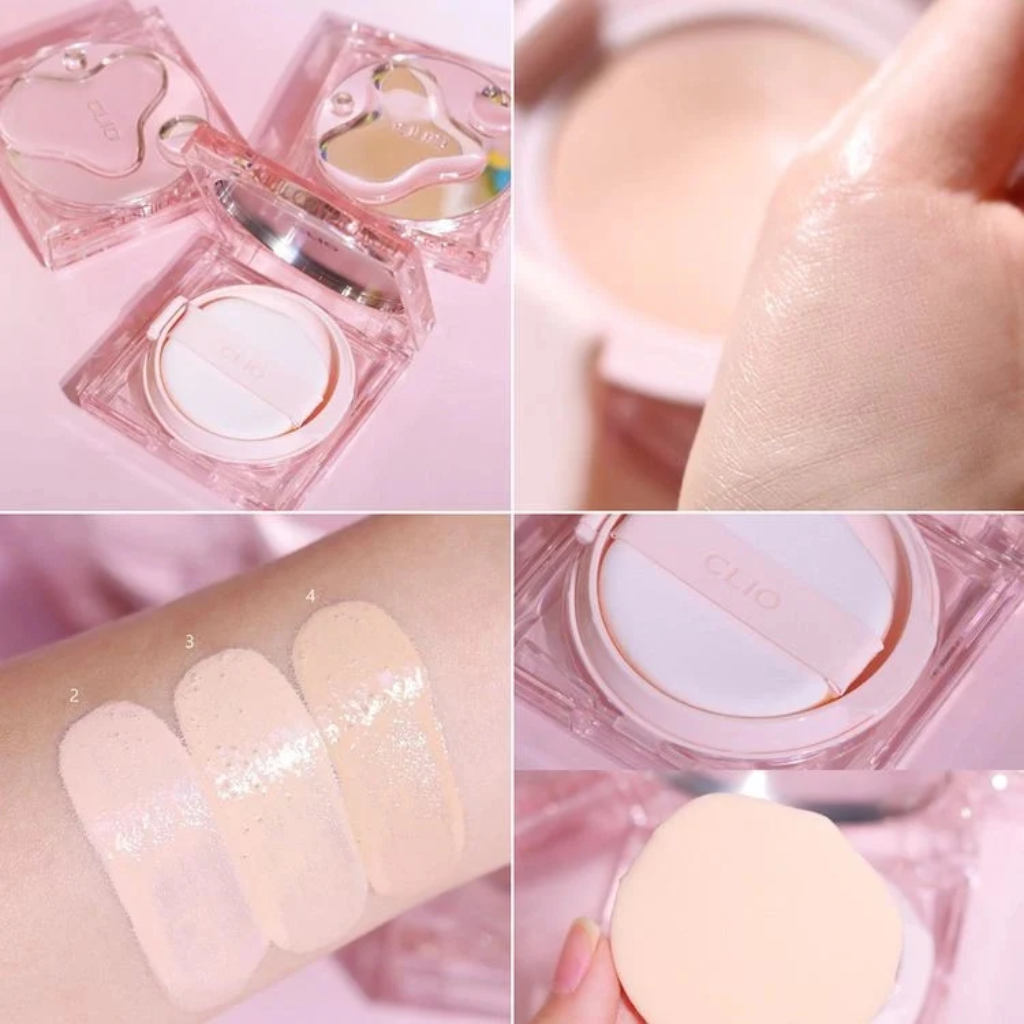 Clio Phấn Nước Kill Cover High Glow Cushion - Hồng Giọt Nước