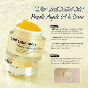 CNP Laboratory Kem Dưỡng Propolis Ampule Oil In Cream 50g