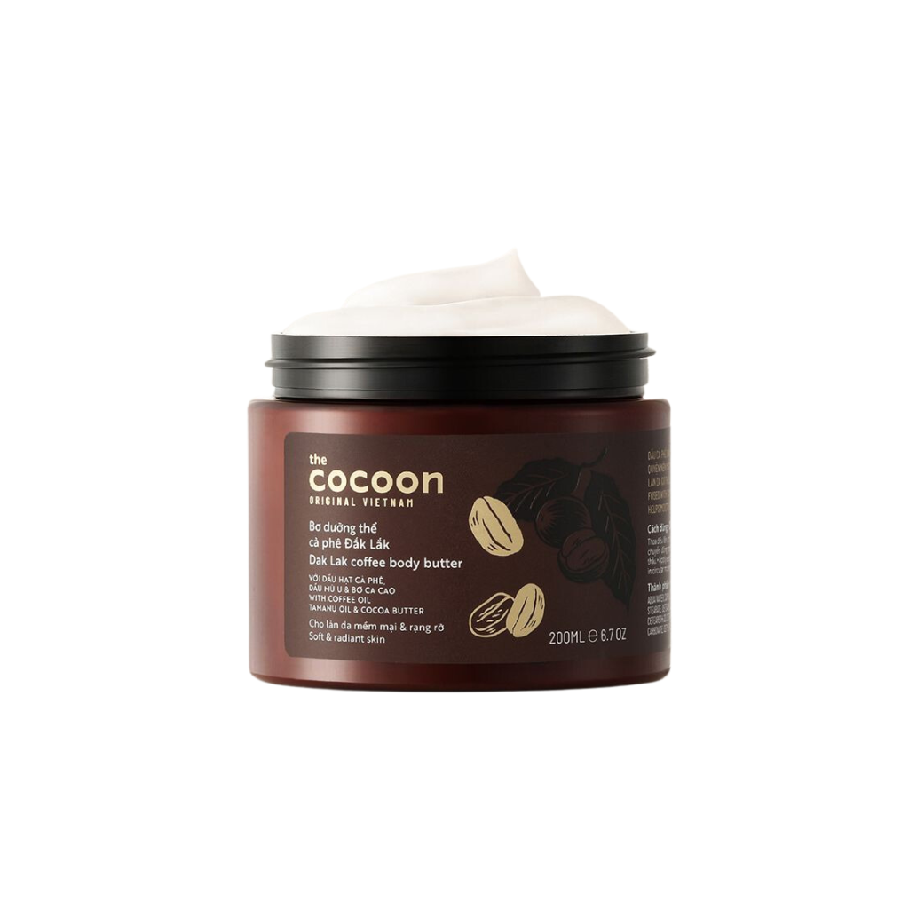 COCOON Bơ Dưỡng Thể Cà Phê Đắk Lắk 200ml