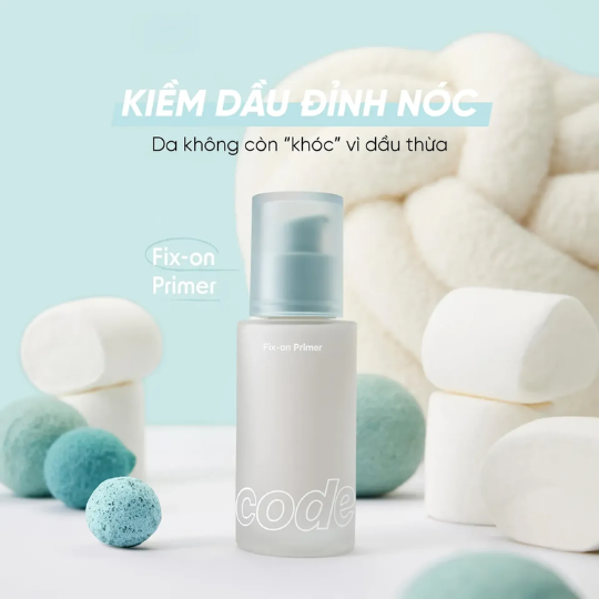 Code Kem Lót Kiềm Dầu Fix-on Primer 30ml