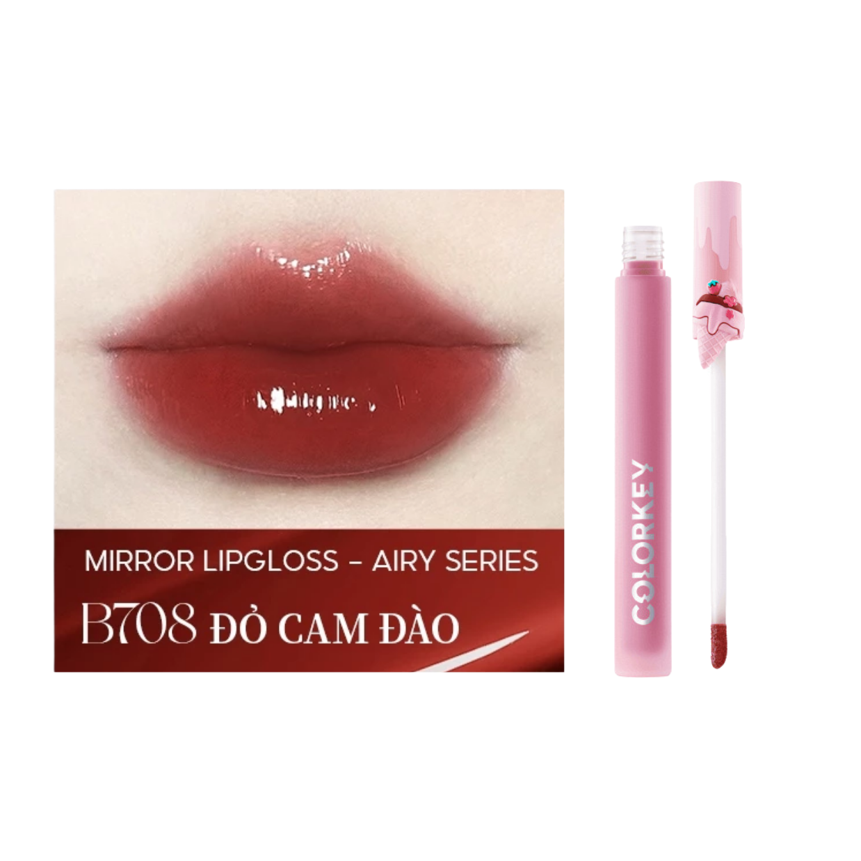 Colorkey Son Tint Airy Lip Mirror Series QUE KEM D/C