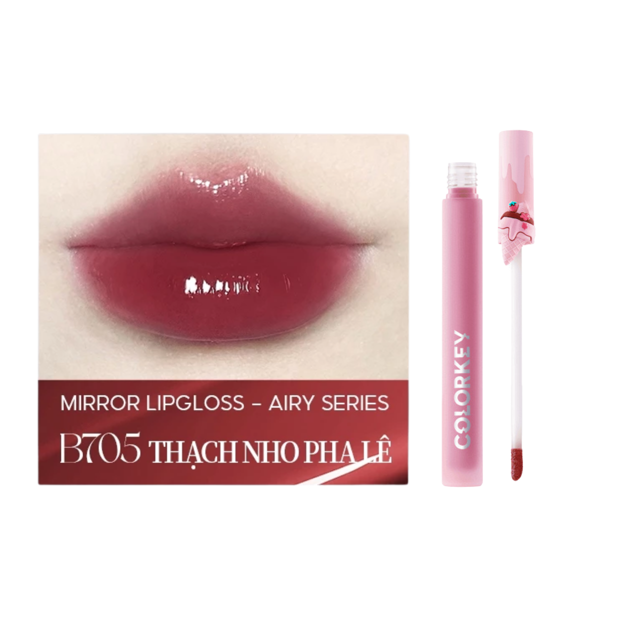 Colorkey Son Tint Airy Lip Mirror Series QUE KEM D/C