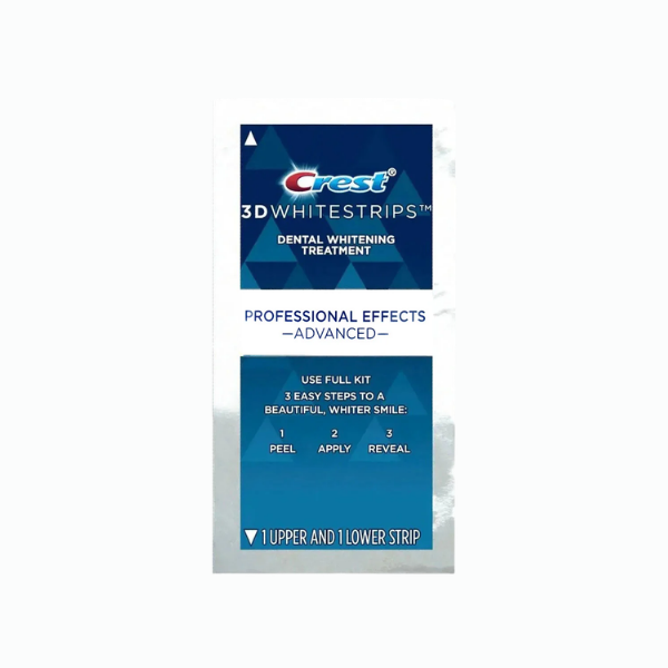 BMT 4/2027 - Crest 3D Whitestrips Miếng Dán Trắng Răng 30 Minutes 1pcs