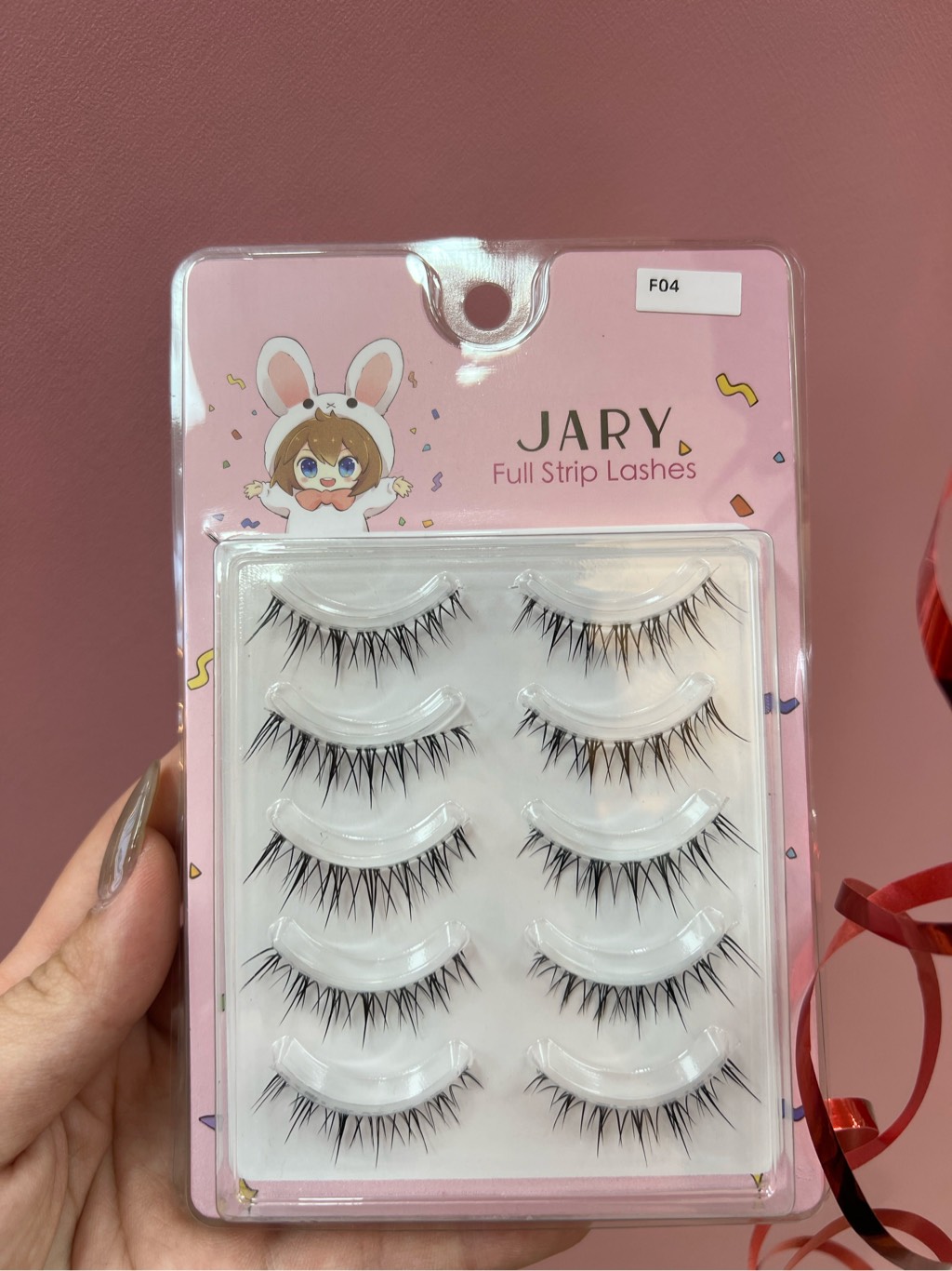 LÔNG MI GIẢ GÂN TRONG JARY FULL STRIP LASHES - F04