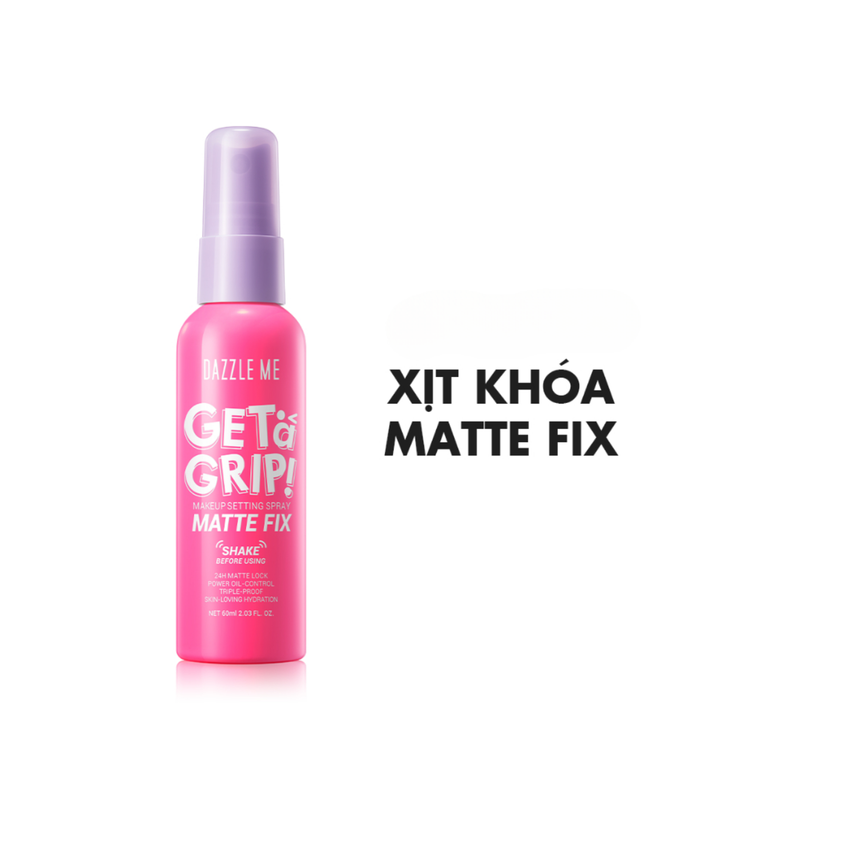 Dazzle  Me Xịt Khóa Nền Make Up Setting Spray 60ml