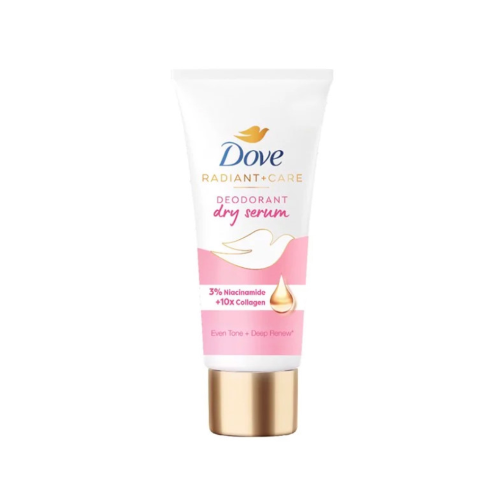 Dove Khử Mùi Radiant+Care Dry Serum Niacinamide & Collagen 40ml