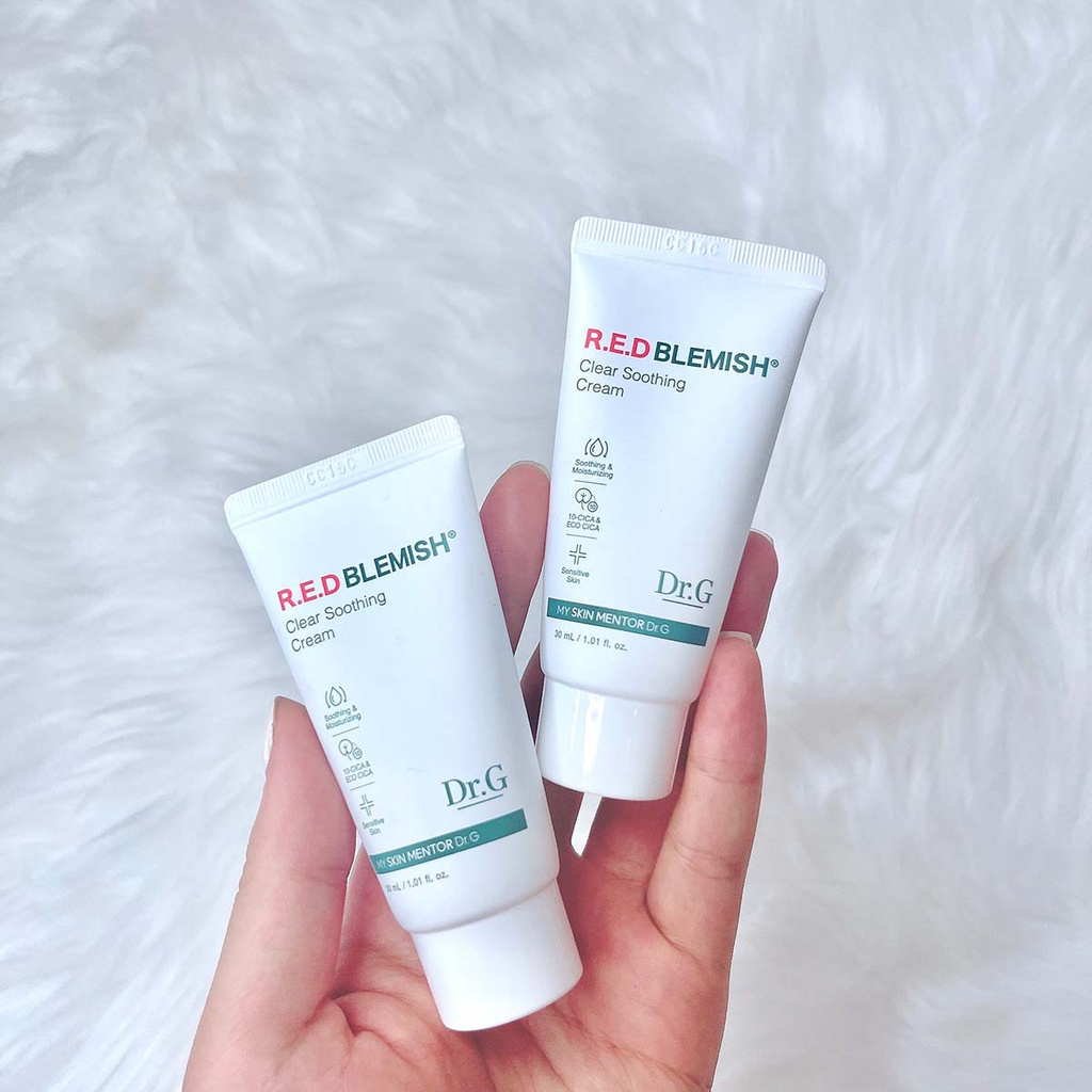 Dr.G Kem Dưỡng R.E.D Blemish Clear Soothing Cream 30ml