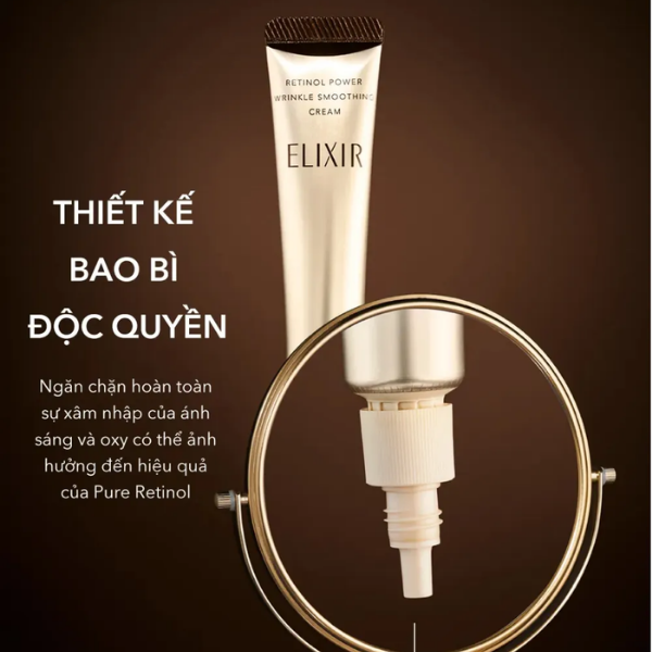 ELIXIR Kem Dưỡng Elixir Retinol Power Wrinkle Smoothing Cream 22g